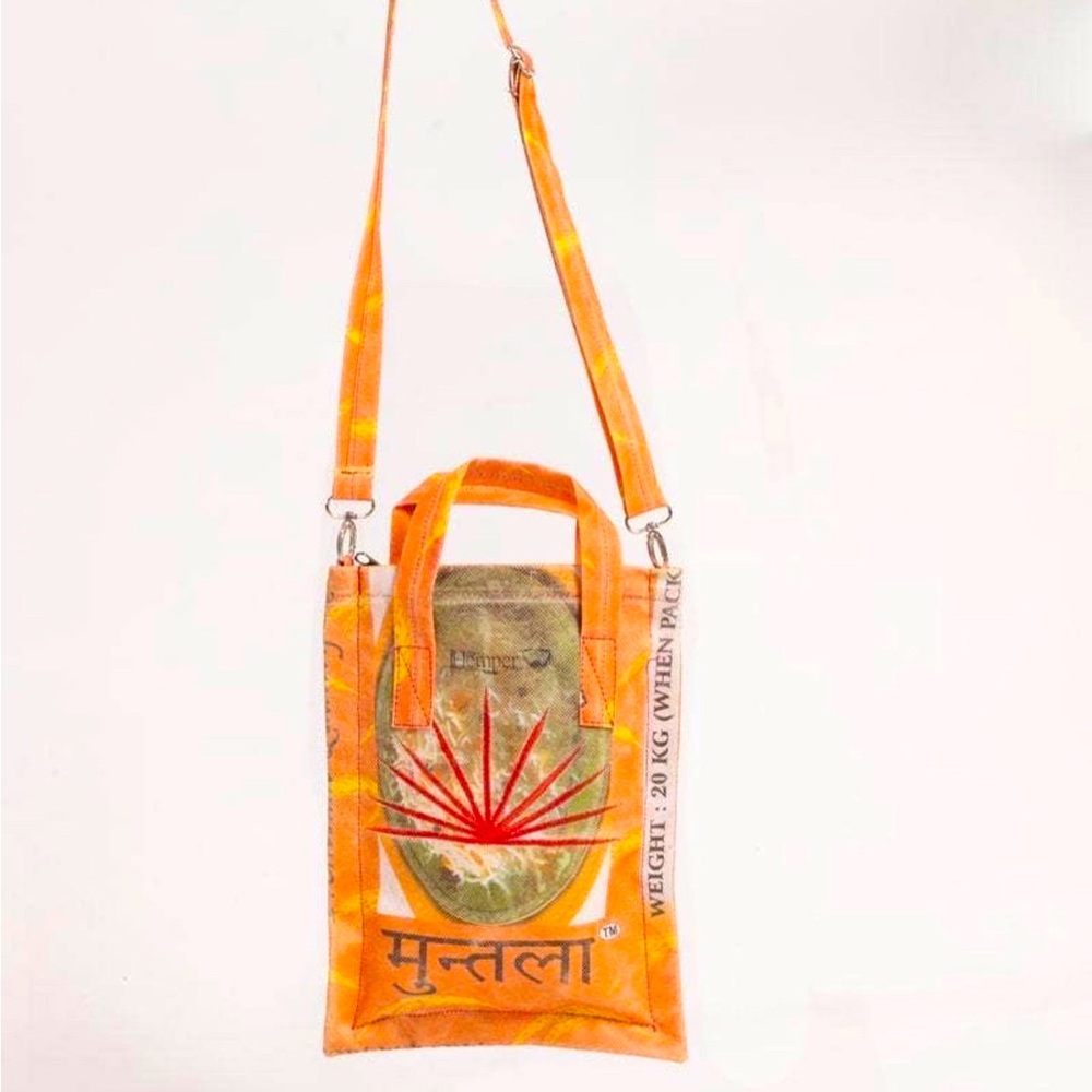 Sustainably made cross body purse. Unisex. Brand new.